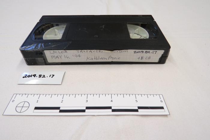 Videotape, "LMLOA Taxpayer Forum"