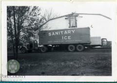 Minnewaska Ice Company ice house in Glenwood, Minnesota