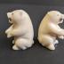 Ivory Salt and Pepper Shakers