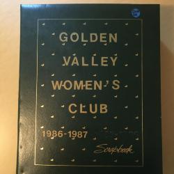 Golden Valley Women's Club Scrapbook, 1986-1987