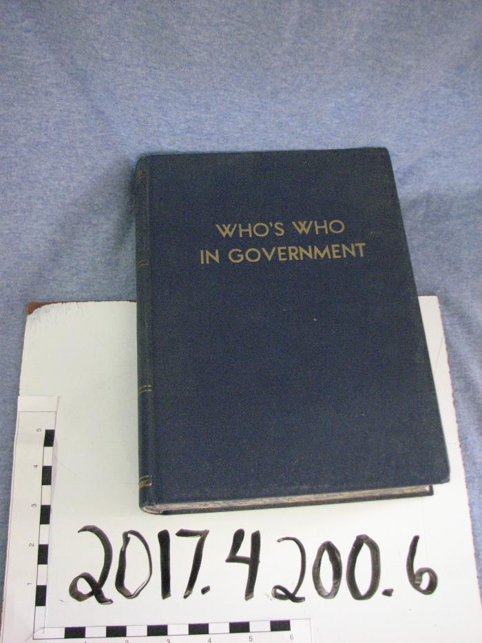 Who's Who in Government