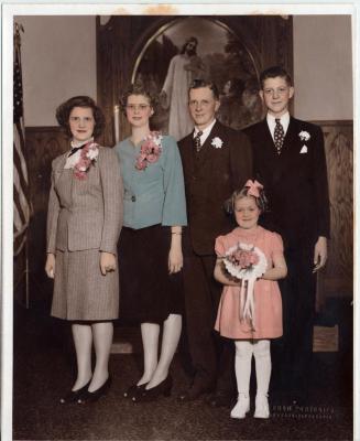 Wedding photo of Maurice and Larraine Anderson