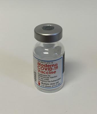 Morderna COVID-19 Vaccine Bottle, 2020-2021