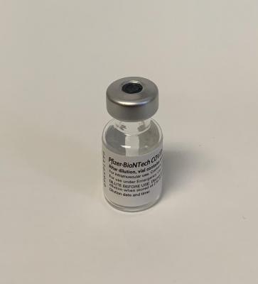 Bottle of Pfizer COVID-19 Vaccine