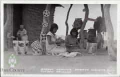 Yucca preparation for basket weaving
