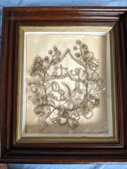 Hairwork Wreath
