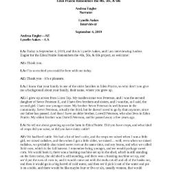 Transcript-Oral History-Sidney and Roger Pauly