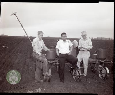 Farmers Discuss Hog Farming, Glenwood Minnesota 