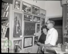 Art Show At Stradtman Corner Drug Store, Glenwood Minnesota 