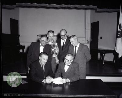 Waterama Top Brass Make Plans for 1962 Waterama, Glenwood Minnesota 