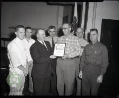 City Of Glenwood Receives Outstanding Safety Check Certificate, Glenwood, Minnesota 