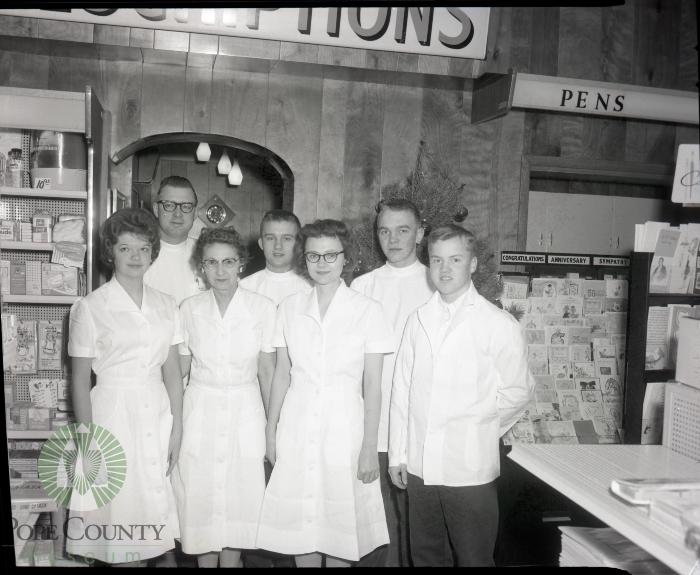 Corner Drug Advertisement photo, Glenwood, Minnesota 