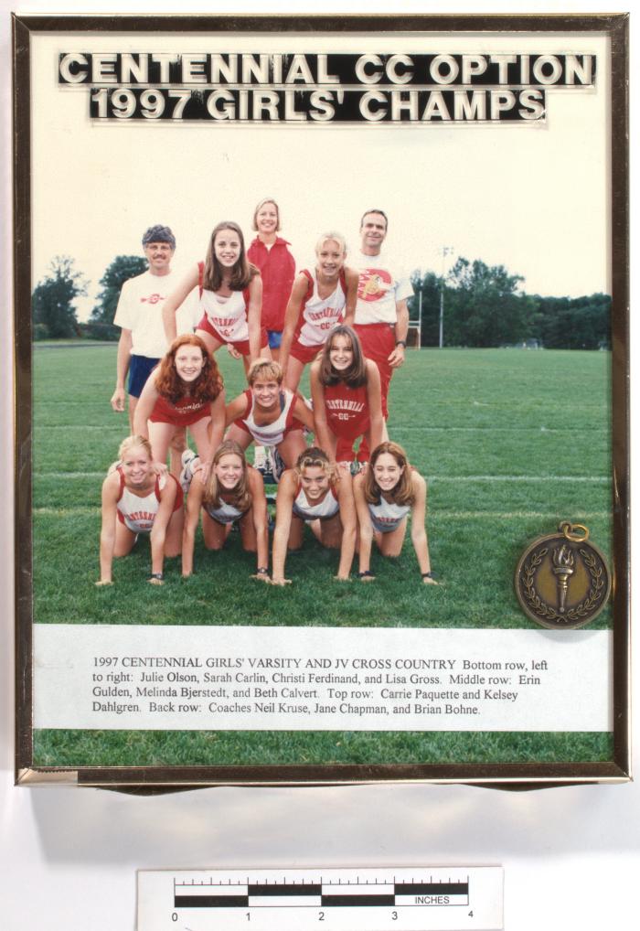 centennial CC Option 1997 Girls' Champs