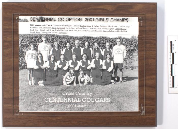 Centennial CC Option 2001 Girls' Champs