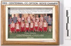 2003 Centennial CC Option Boys' Champs