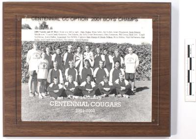 Centennial CC Option 2001 Boys' Champs