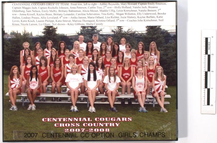 2007 Centennial CC OPtion Girls' Champs