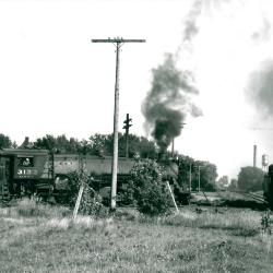 Train Crossing, Marshall, Summer, 1950 (2)