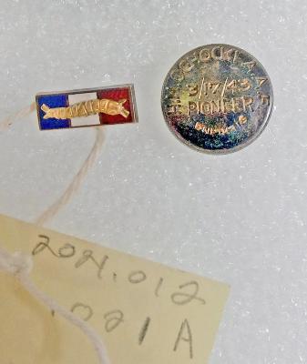Caterpillar Club pin