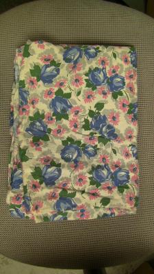 Floral-patterned Cotton Feedsack