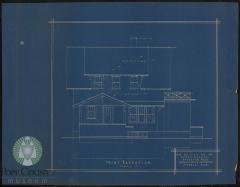 Blueprints for the Alfred Erickson Home in Starbuck 1925
