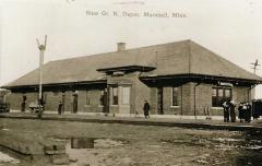 New Great Northern Depot, Marshall, Minn. 1914