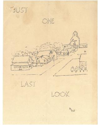 Villard, Minnesota High School Newsreel booklet May 1948