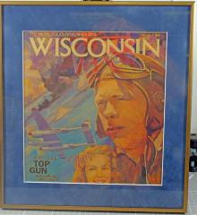 Milwaukee Journal Magazine cover of Richard Bong and Marge