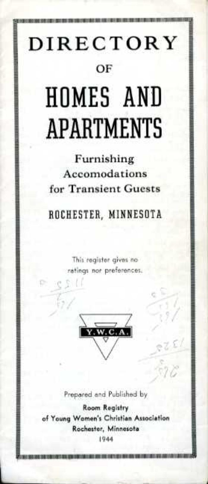 Directory of Homes and Apartments