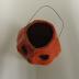 5" Diameter Orange Paperboard Jack-o-Lantern - Coller Family, Shakopee, 1940-1950