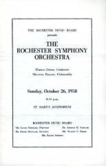 The Rochester Symphony Orchestra Program