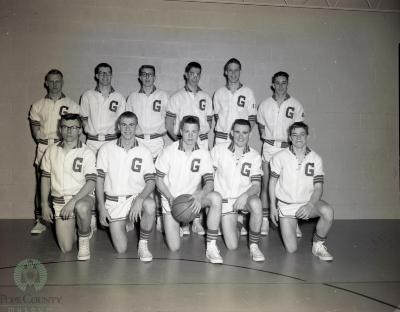 1962 Glenwood High School Boys Basketball, Glenwood, Minnesota 