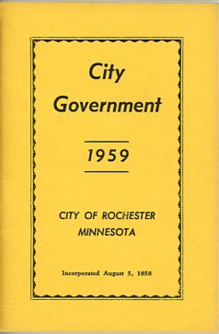 City Government, City of Rochester, Minnesota