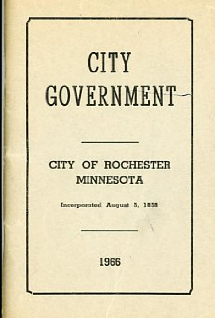 City Government, City of Rochester, Minnesota