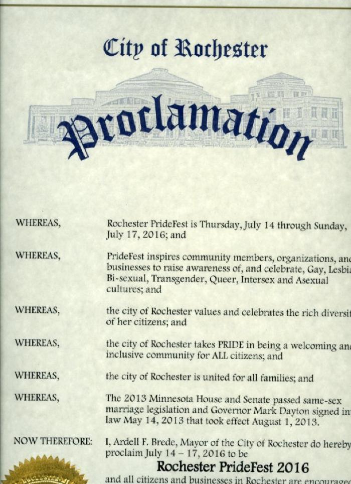 Rochester PrideFest 2016