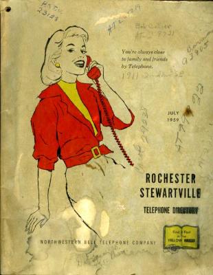 Telephone Directory Rochester Stewartville 