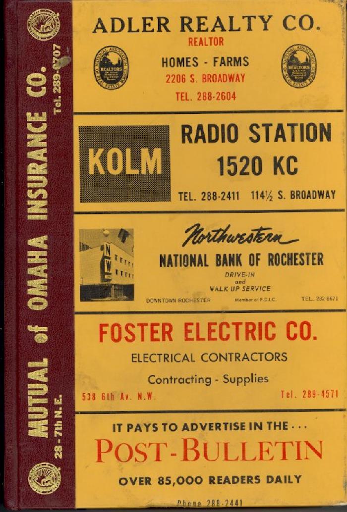 Rochester City Directory 1966