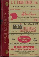 Rochester City Directory 1958