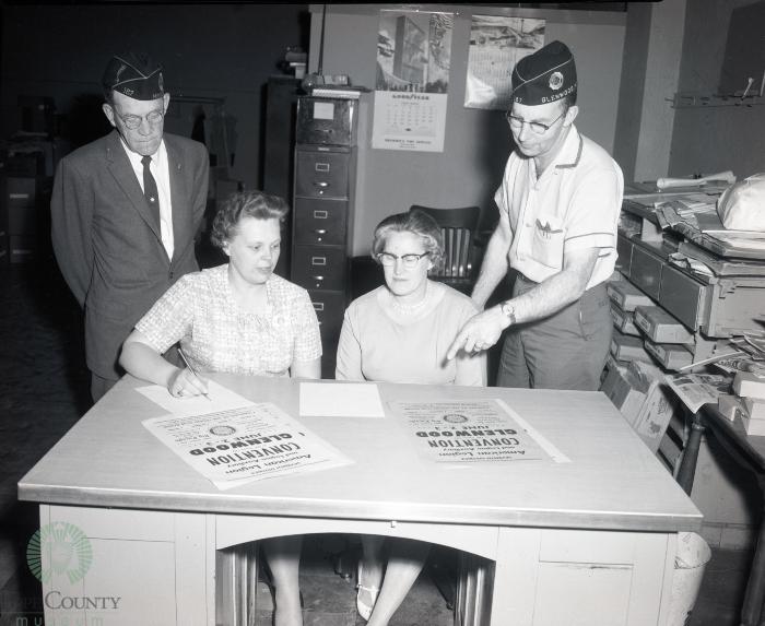 American Legion And Auxiliary Members, Glenwood, Minnesota 