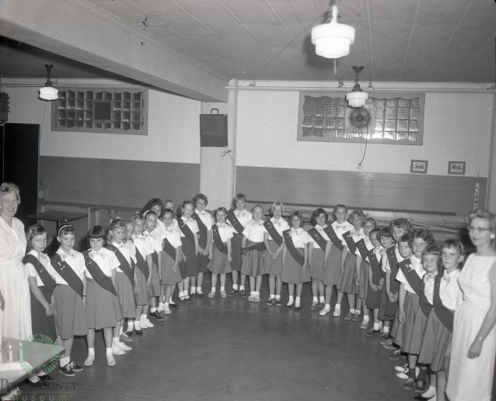 Brownies Become Girl Scouts, Glenwood, Minnesota 