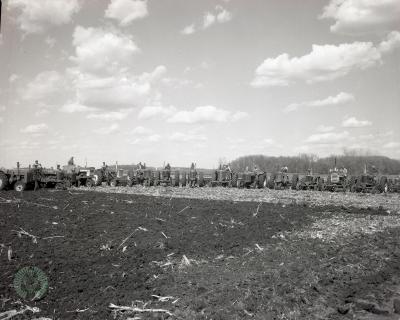 Farming Bee At Newman B. Erickson's Farm, Barsness Township, Minnesota