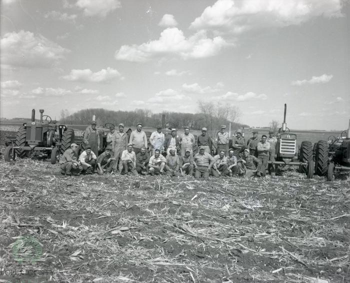 Farming Bee At Newman B. Erickson's Farm, Barsness Township, Minnesota