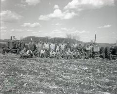 Farming Bee At Newman B. Erickson's Farm, Barsness Township, Minnesota
