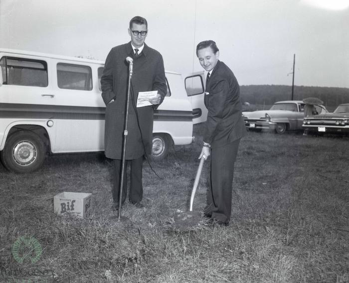 Ground Breaking Ceremony For Lakeview Home, Glenwood, Minnesota 