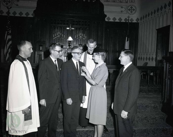 Jerry Ogdahl Receives Pro Deo Et Patria Award, Glenwood, Minnesota 