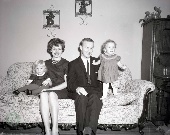 Reverend James Kragness And Family, Glenwood, Minnesota 
