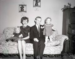 Reverend James Kragness And Family, Glenwood, Minnesota 