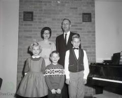 Reverend John Spencer And Family, Glenwood, Minnesota 