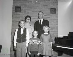 Reverend John Spencer And Family, Glenwood, Minnesota 