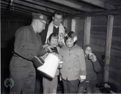 VFW Minnewaska Post Keeps Skaters Warm With Hot Chocolate, Glenwood, Minnesota 